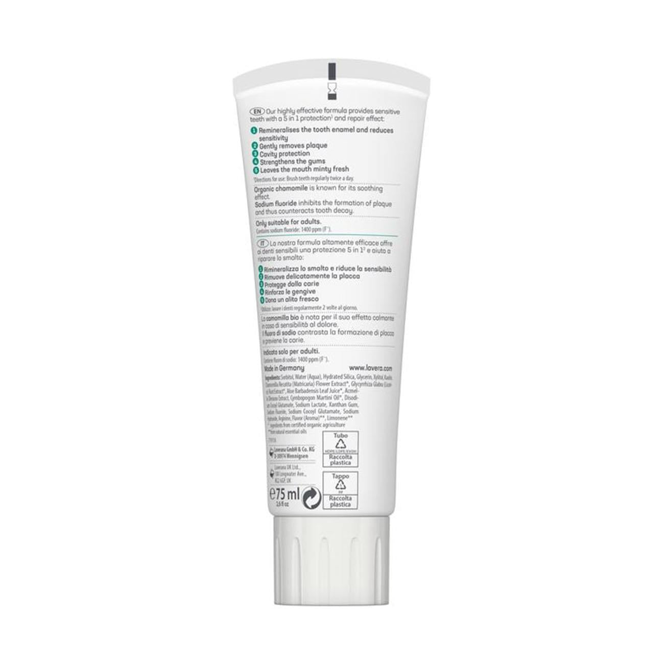 Organic Sensitive & Repair Toothpaste with Fluoride New 75ml