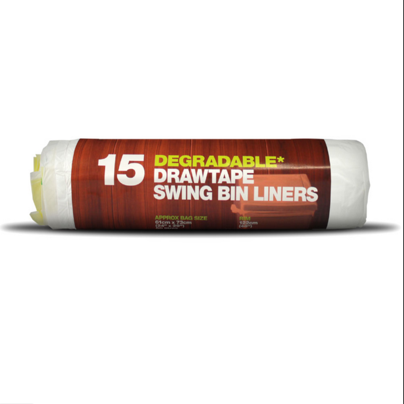 Drawtape Swing Bin Liner 15 Bags