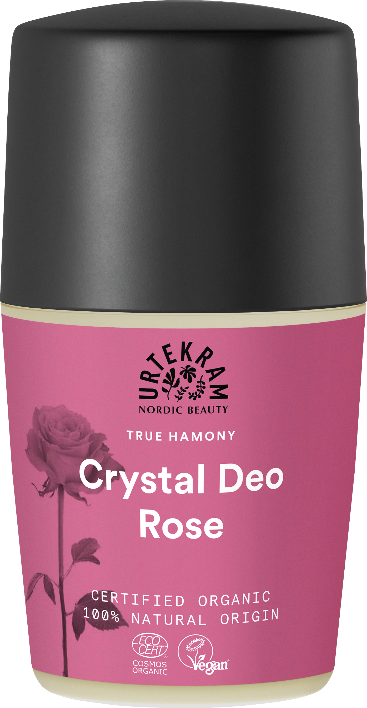 Urtekram Organic Rose Crystal Deodorant Roll On 50ml