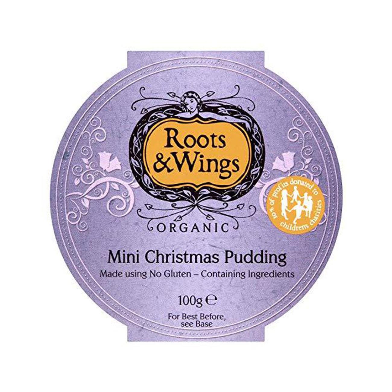 Roots And Wings Organic Glute Free Mini Christmas Pudding 100g