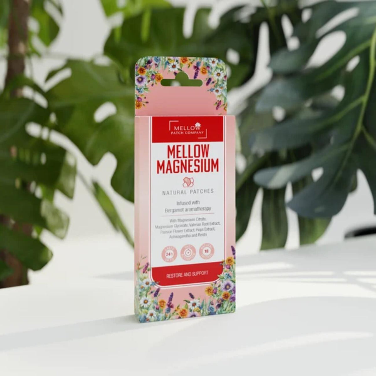 Mellow Magnesium Patch Muscle Function 18 Patches