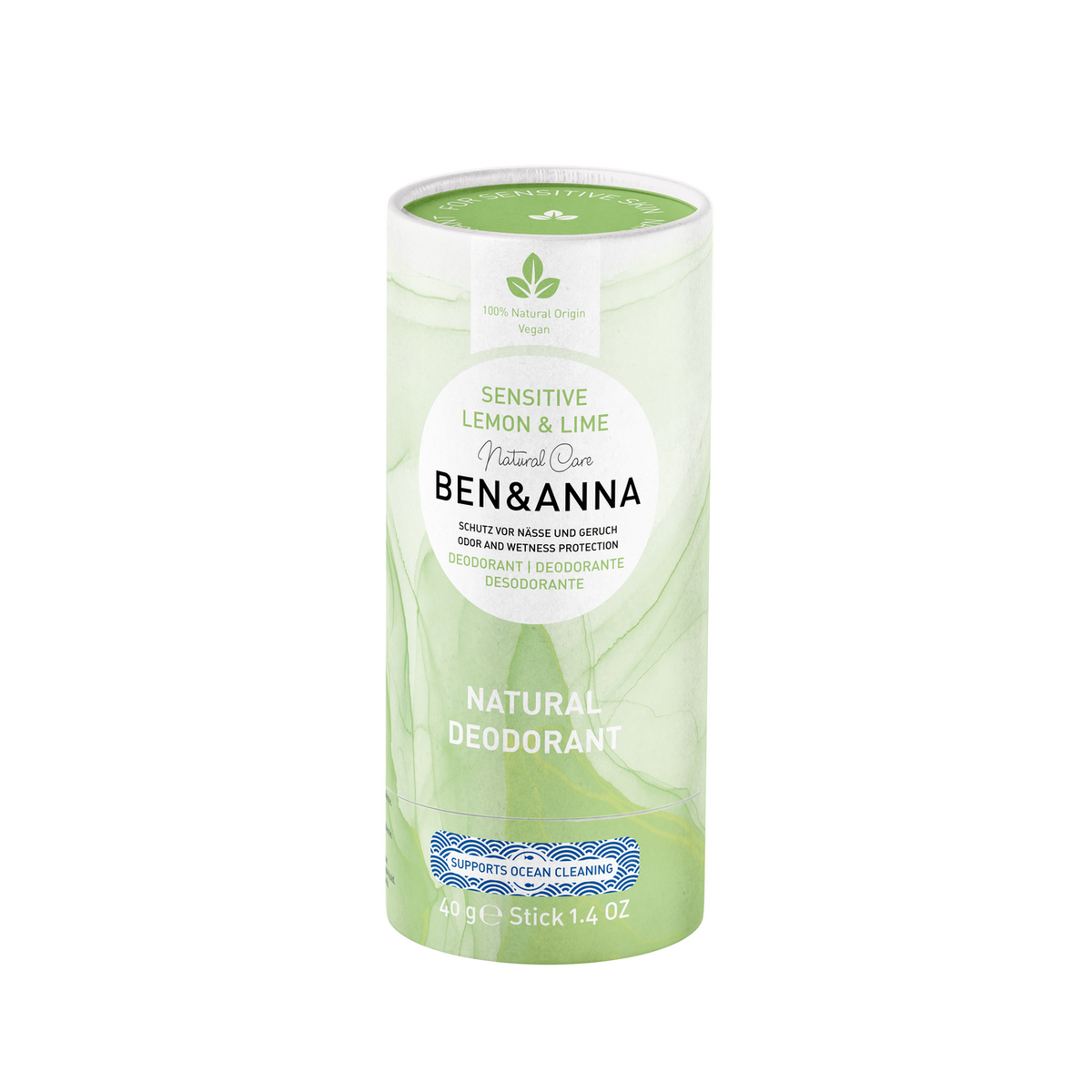 Sensitive Lemon Lime Soda Deodorant Paper Tube 40g