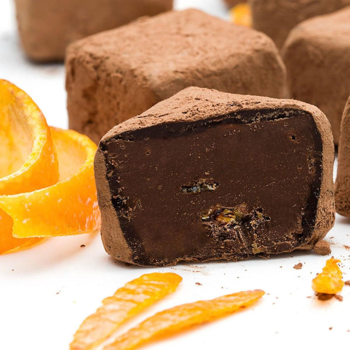 Organic Orange Chocolate Christmas Truffles 92g