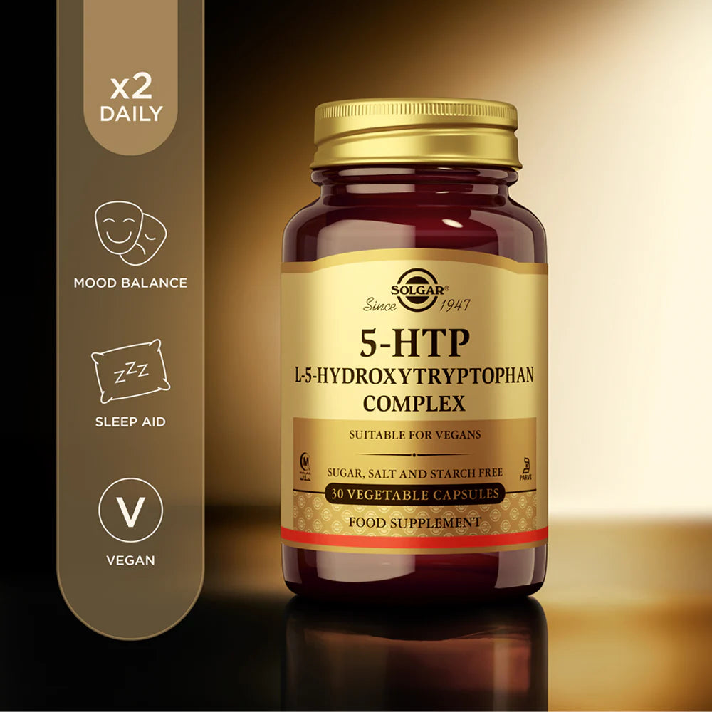 5-HTP L-5-Hydroxytryptophan Complex - 90 Vegetable Capsules