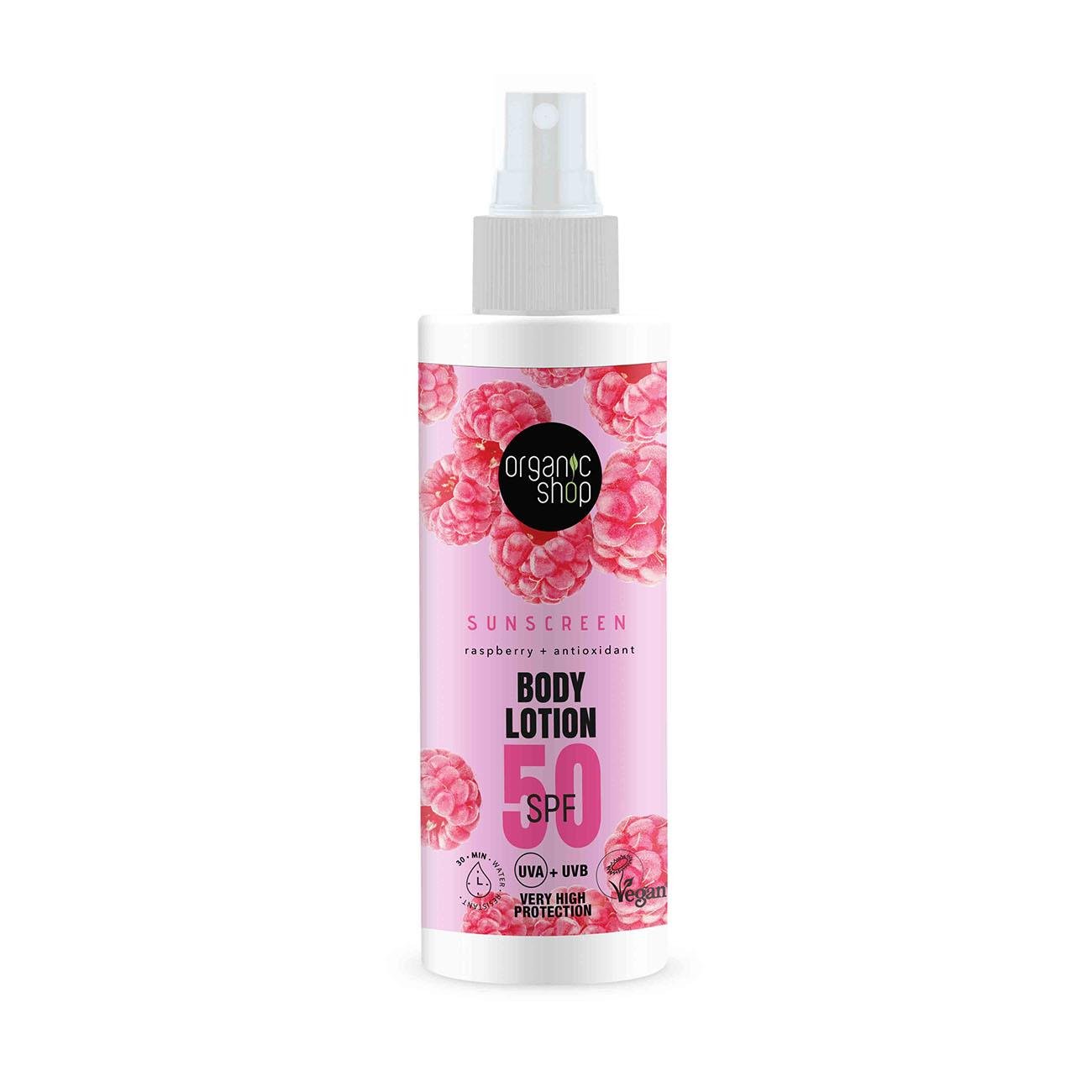 50 SPF Sunscreen Body Lotion 150ml EXP 08.2026 - Organic Shop - Organic Shop