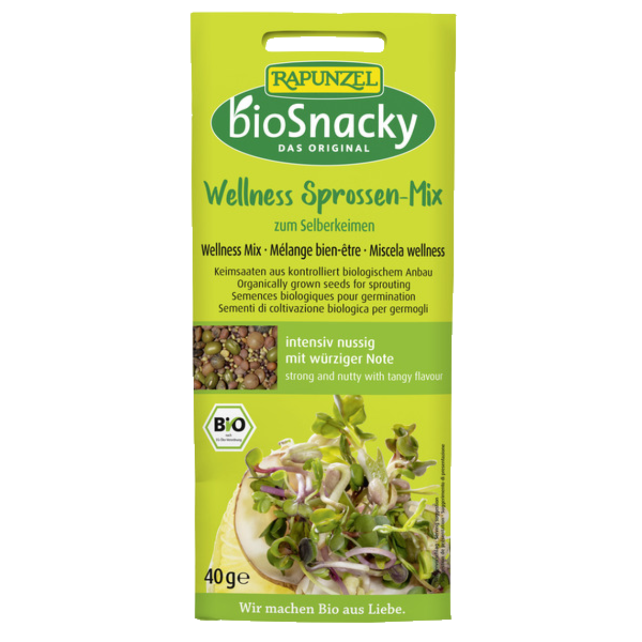 Organic BioSnacky Wellness Mix Sprouting Seeds 40g