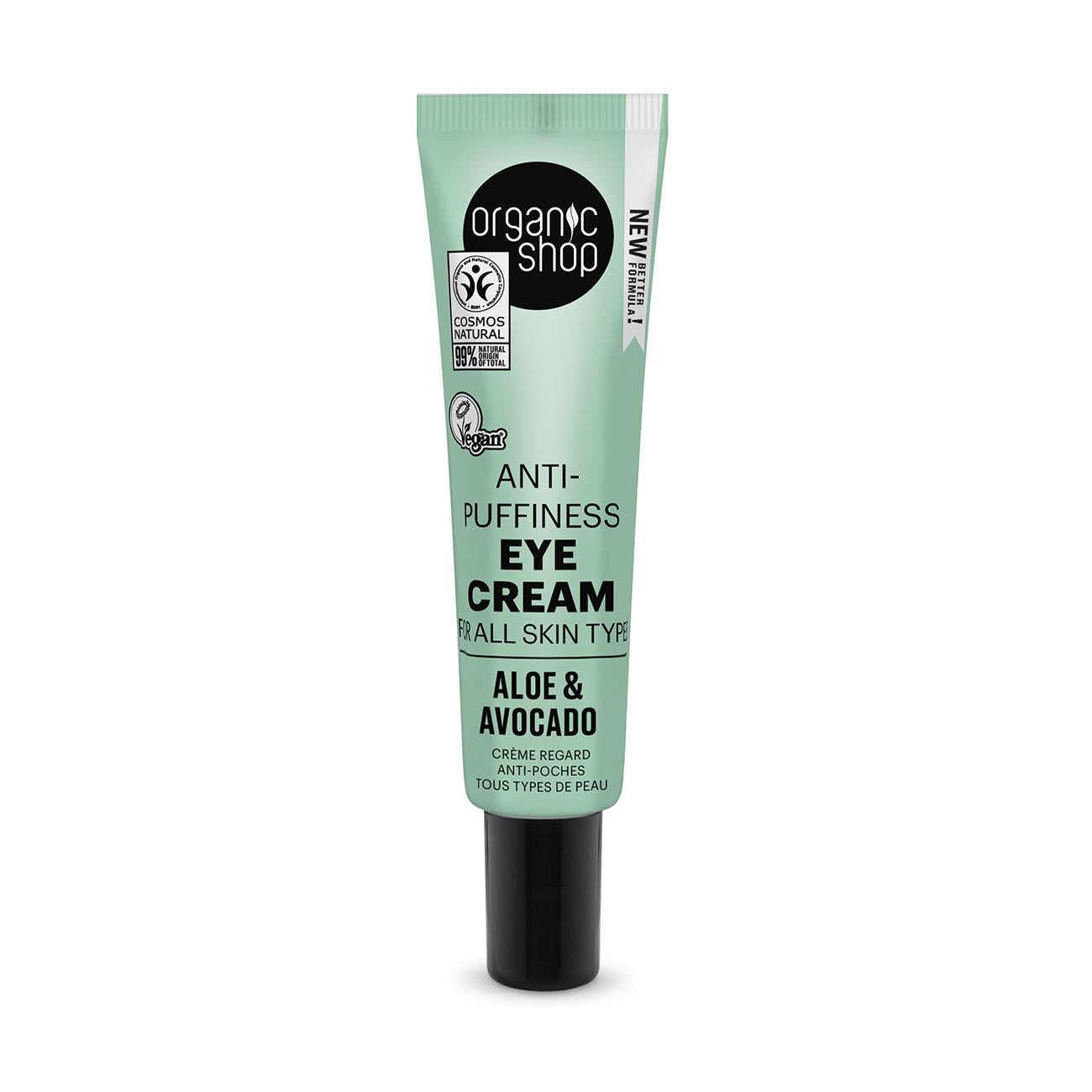 Avocado and Aloe Anti-puffiness Eye Cream All Skin Types 30 ml