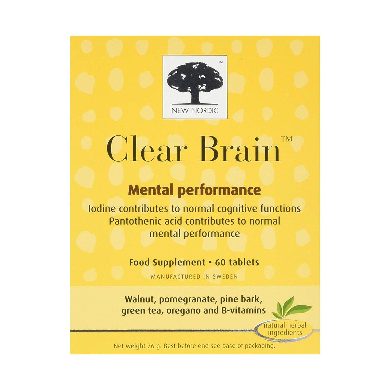 Clear Brain - 60 Tablets BBE 30.06.2026