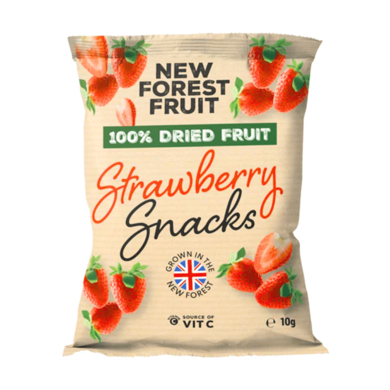 New Forest Fruit - Dried Fruit Snack - Strawberry - 10g BBE 03.09.2026