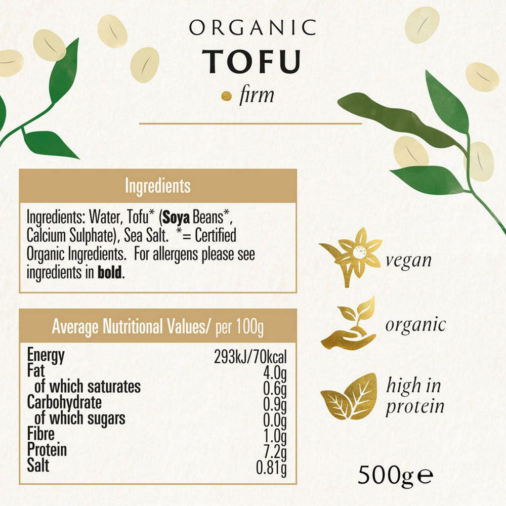 Plain Tofu Organic in Jars 360g