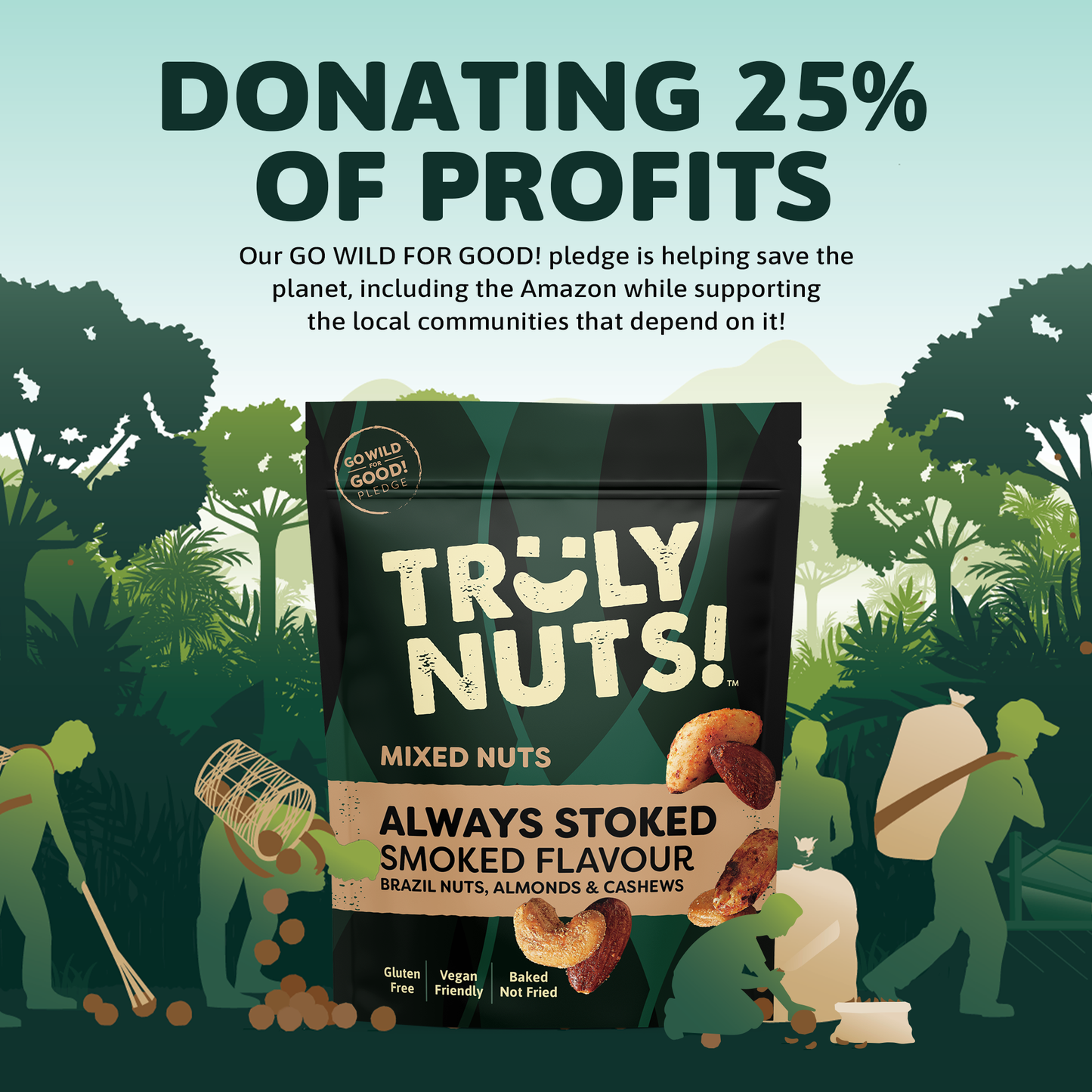 Smoked Flavour Mixed Nuts 120g - Truly Nuts! lifestyle