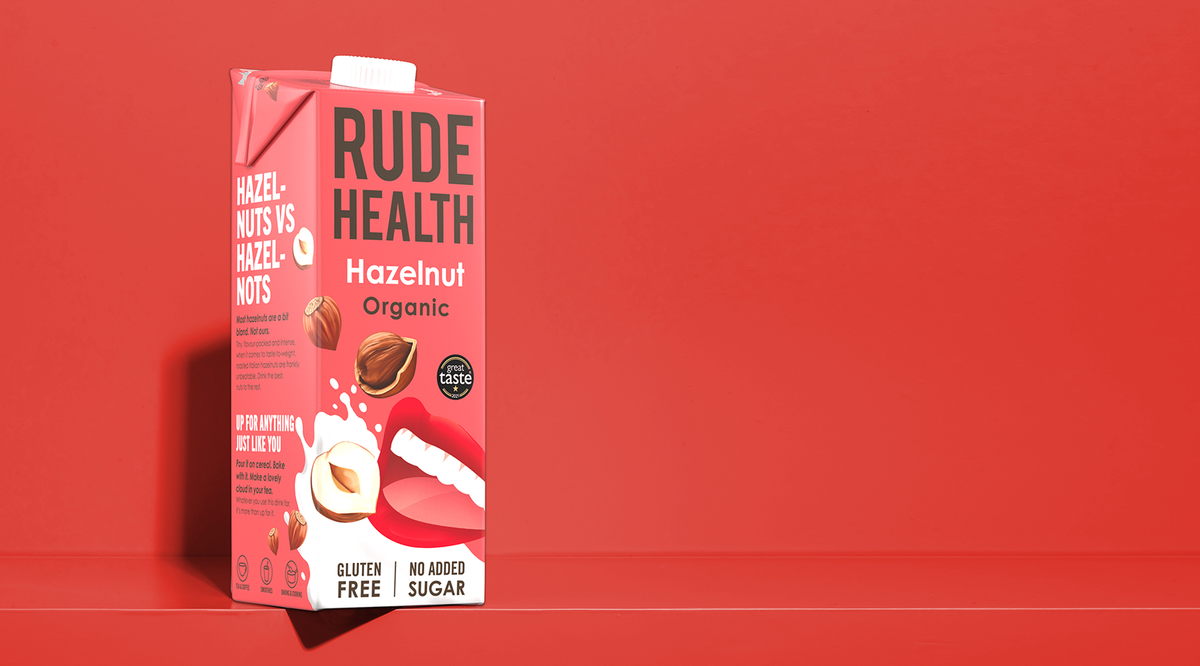 Organic Dairy Free Hazelnut Drink 1L - Rude Health