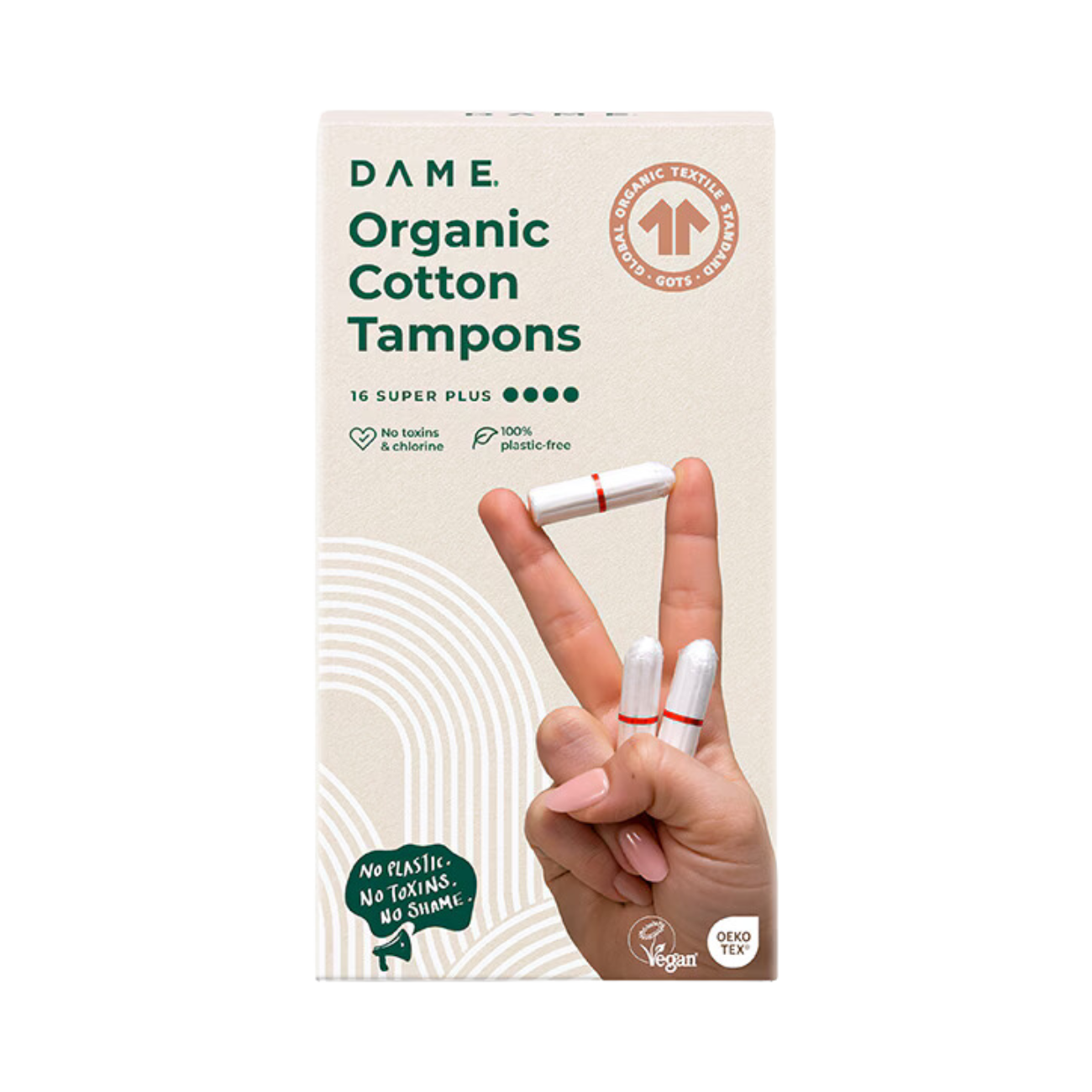 Tampons Super+ Organic Cotton 16 Pack