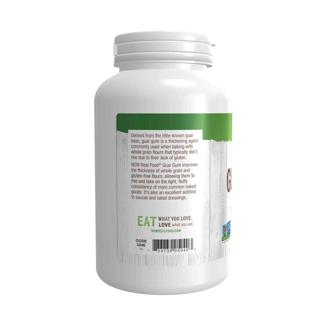 NOW Foods Guar Gum Powder 227g – Side 2 Packaging