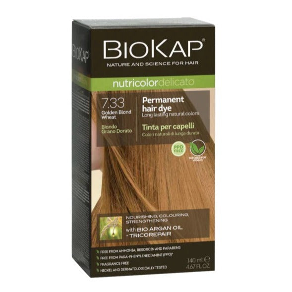 Golden Blond Wheat 7.33 Rapid Permanent Hair Dye 140ml