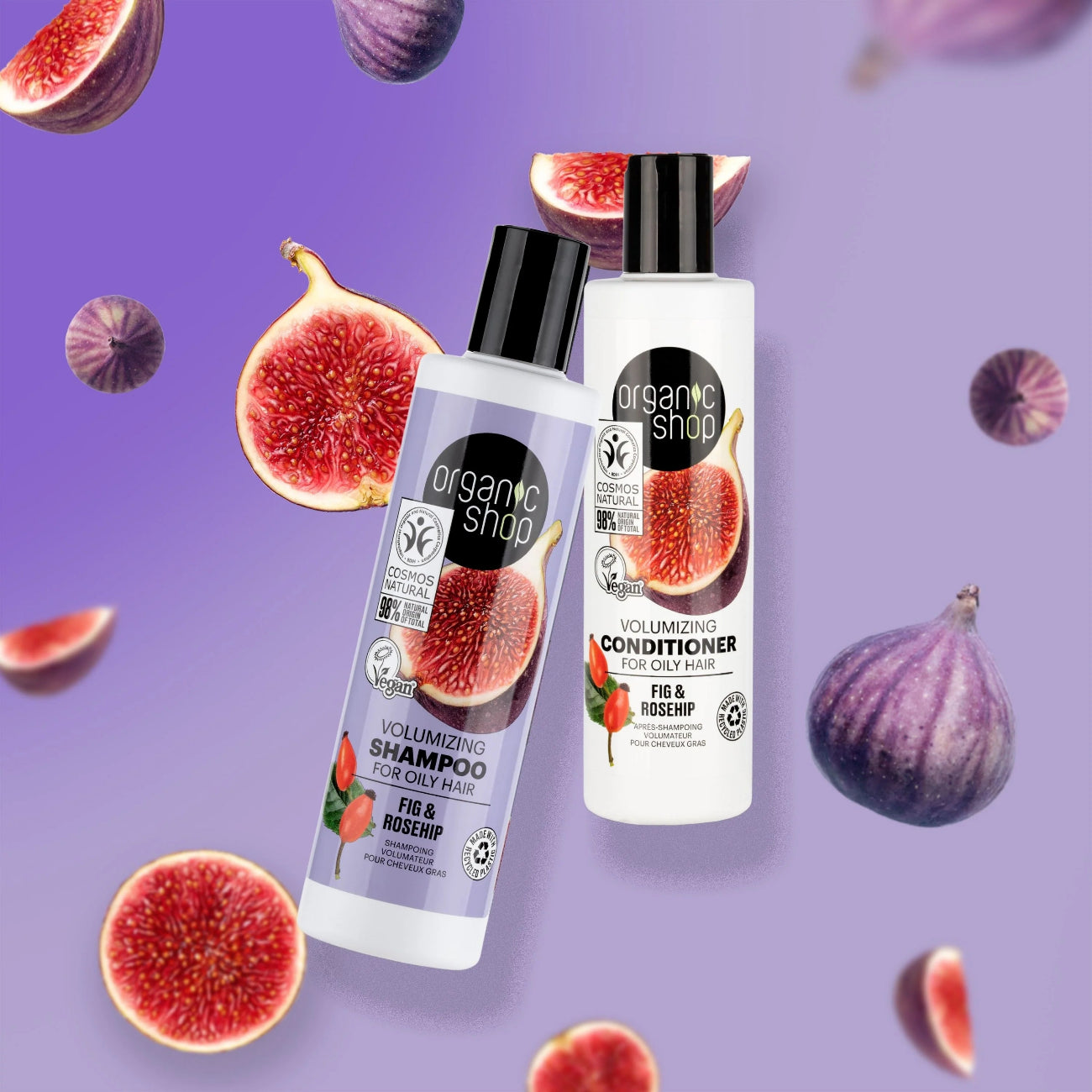 Fig and Rosehip Volumizing Shampoo for Oily Hair 280ml