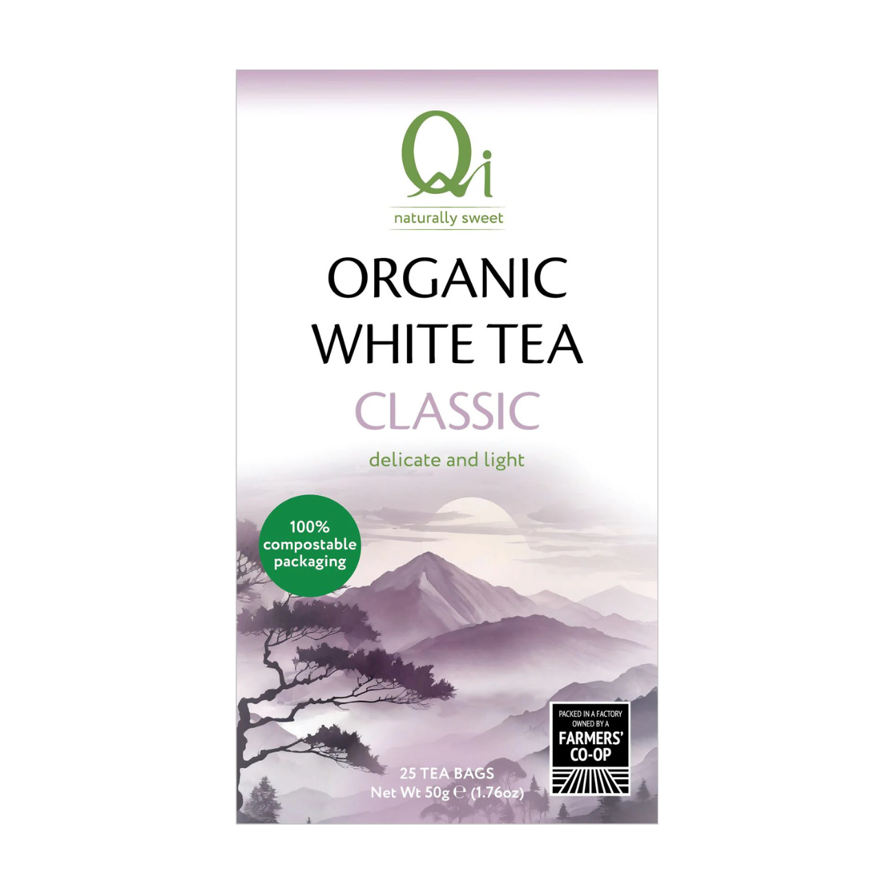 Organic Fairtrade White Tea 25 Bags