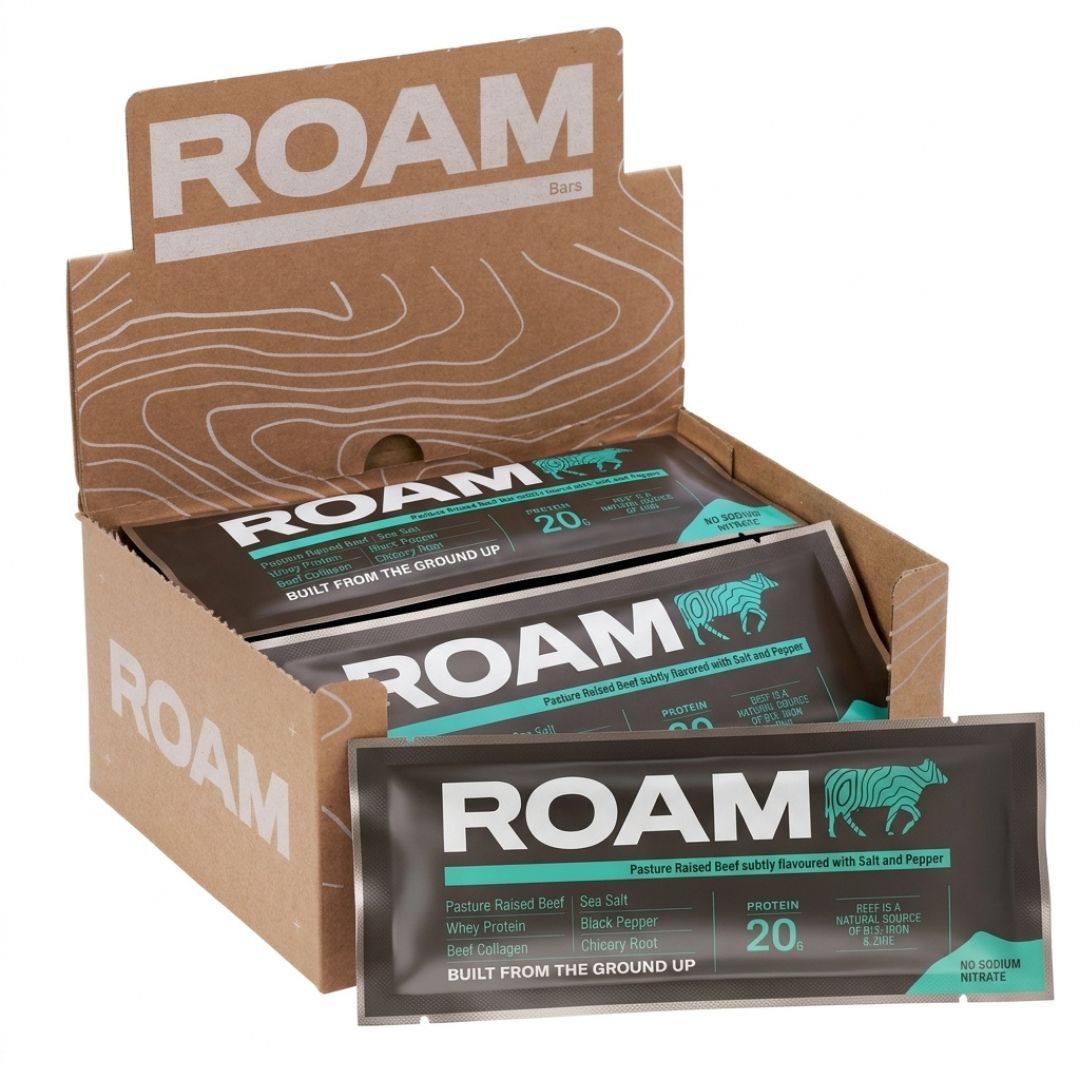 Roam Salt, Pepper & Porcini Beef Bar — product shot