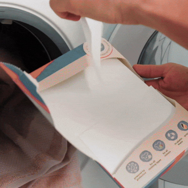 Eco-friendly Yokuu Fresh Linen Laundry Sheets – 32 sheets, probiotic-powered cleaning