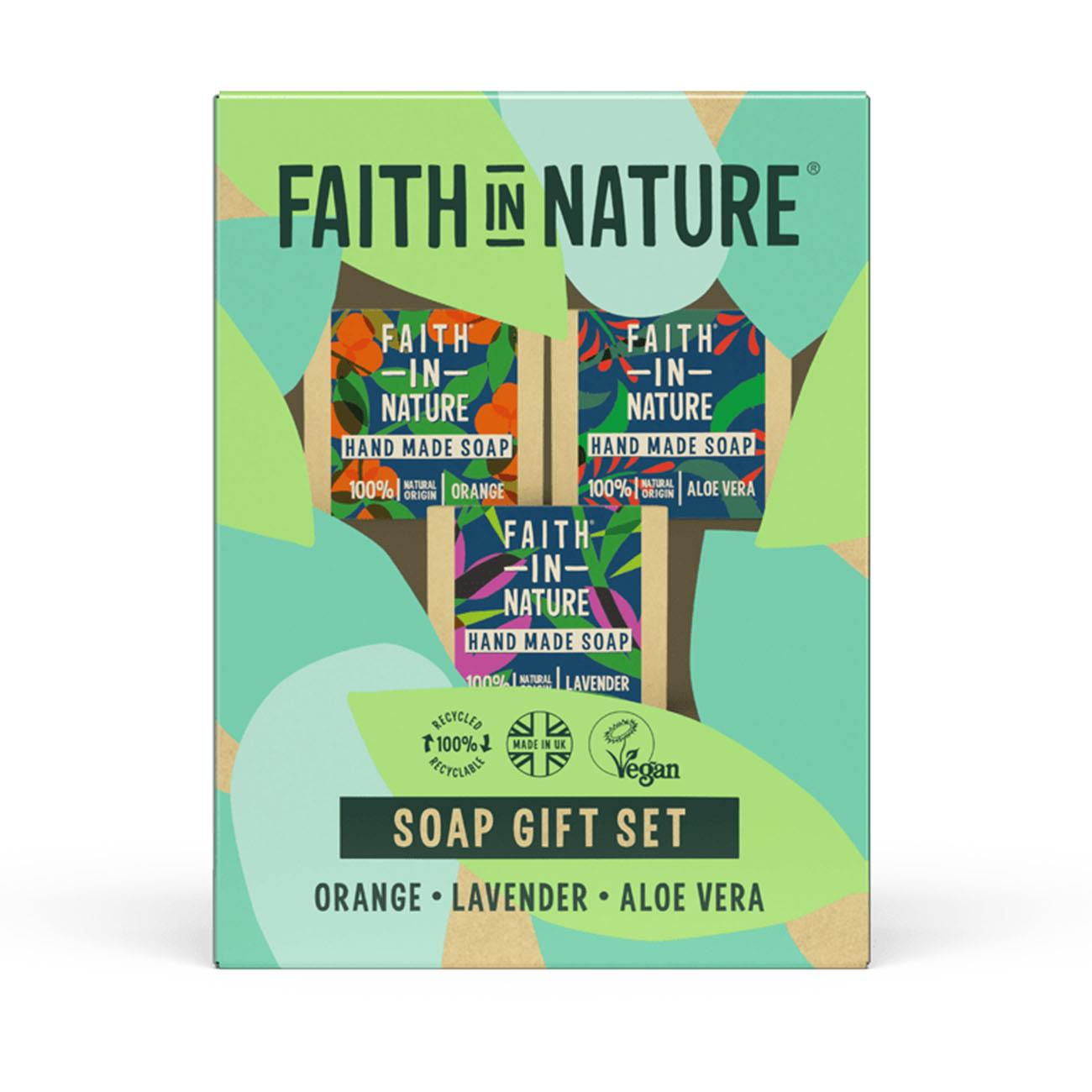 Organic Soap Box Gift Set 300g