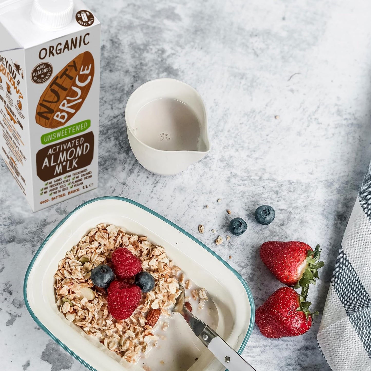 Activated Almond Milk 1L - Nutty Bruce - Milk Alternative - Eco Natural Products