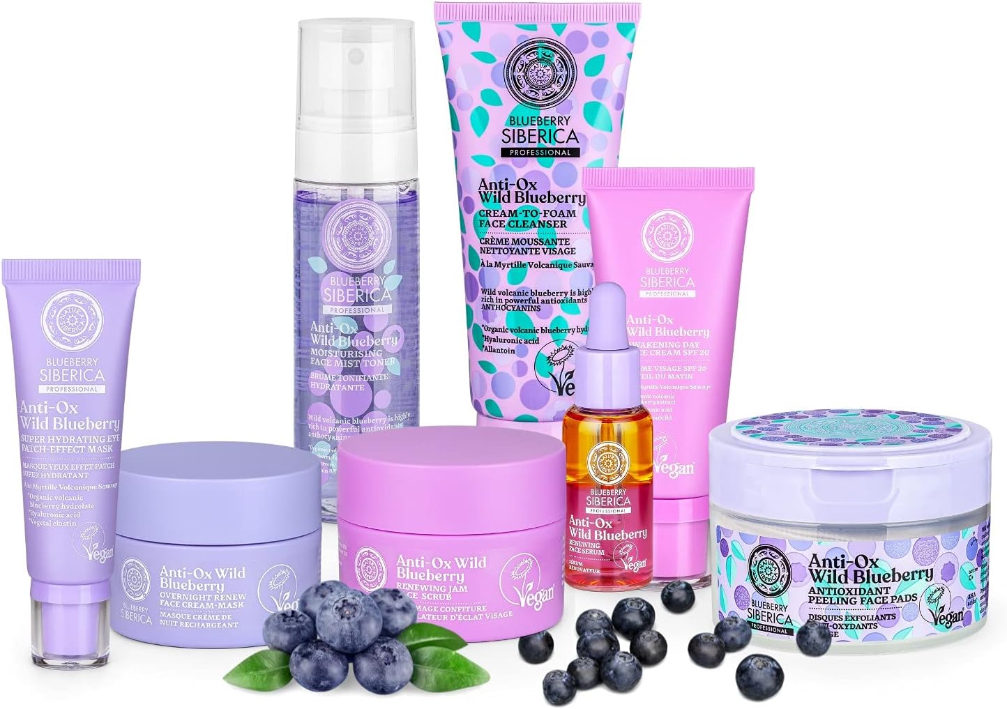 Anti - OX Wild Blueberry Renewing Jam Face Scrub 50ml - Natura Siberica - Face scrub - Eco Natural Products
