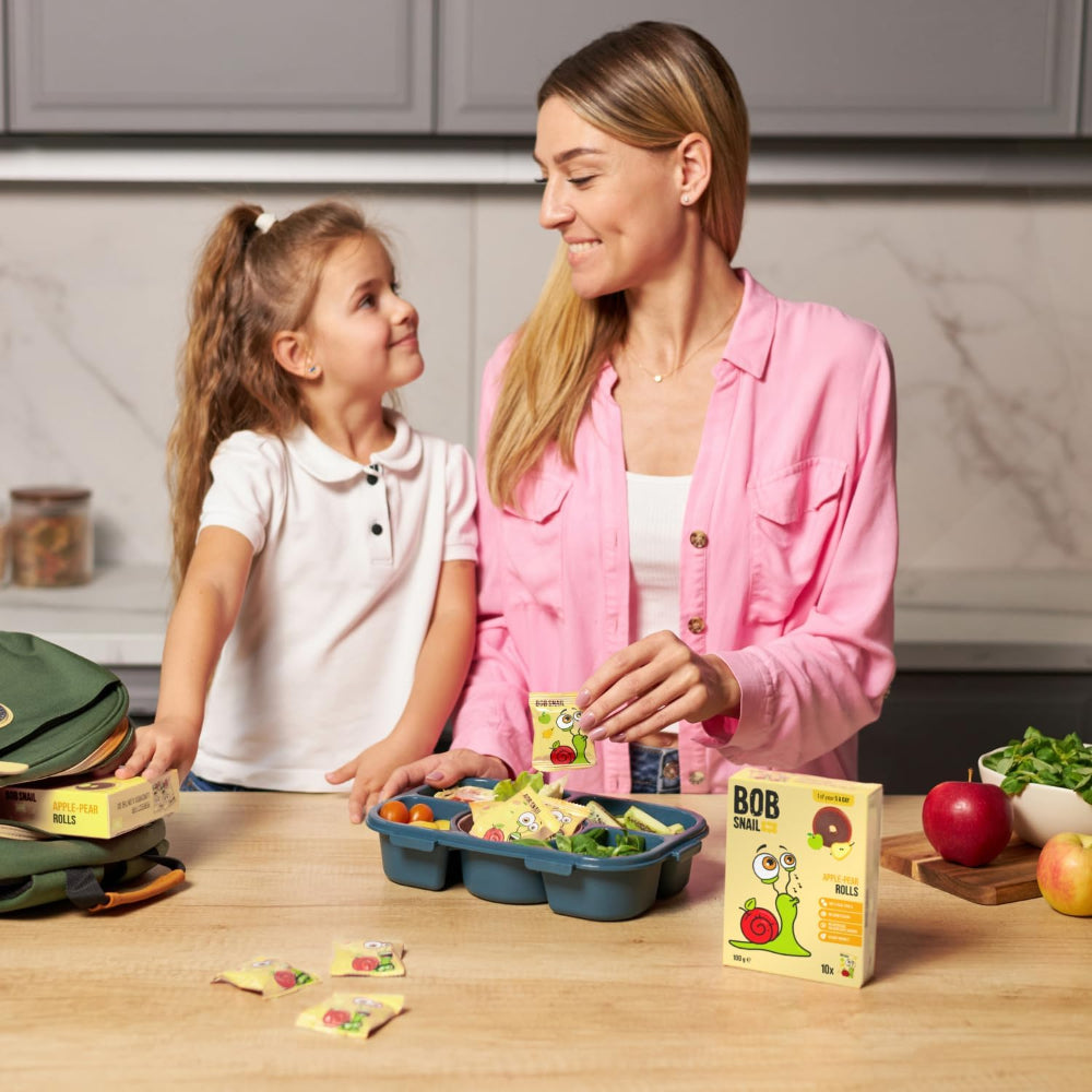 Apple - Pear Fruit Rolls 100g - Bob Snail - Fruit Snacks - Eco Natural Products