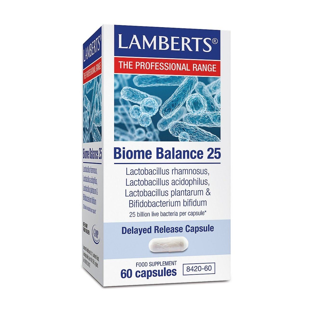 Biome Balance 25 - 60 Capsules BBE 30.11.2025 - Lamberts - Lamberts