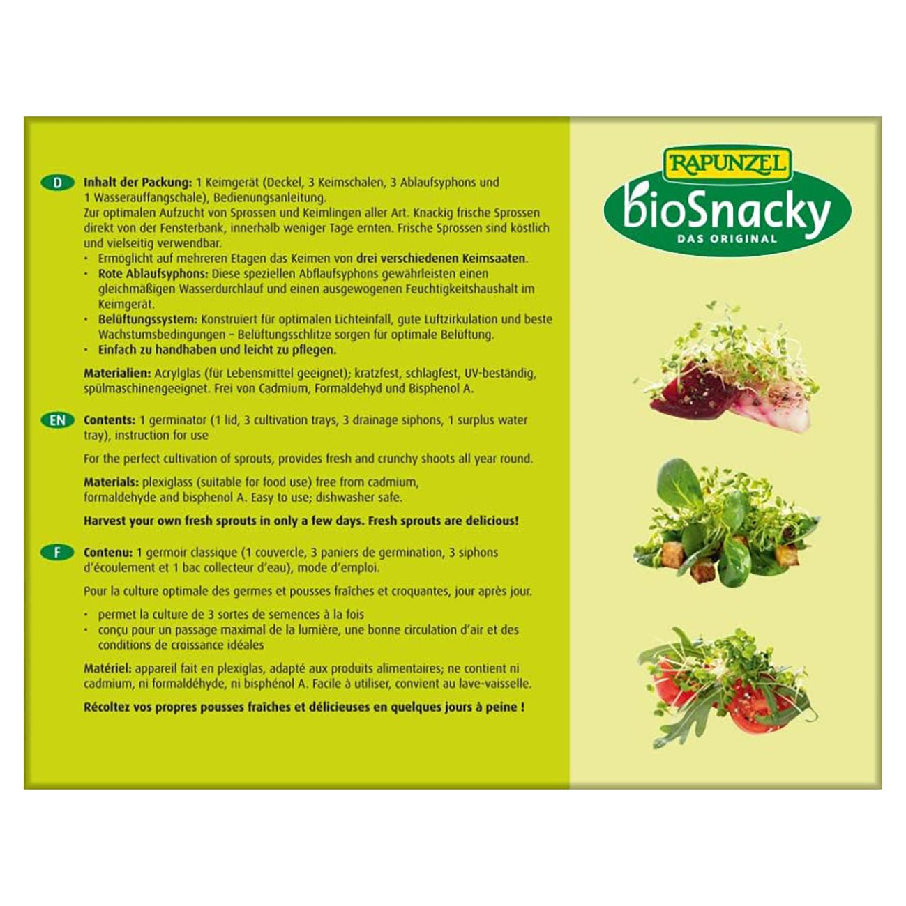 BioSnacky Germinator Large - A. Vogel - Germinator - Eco Natural Products