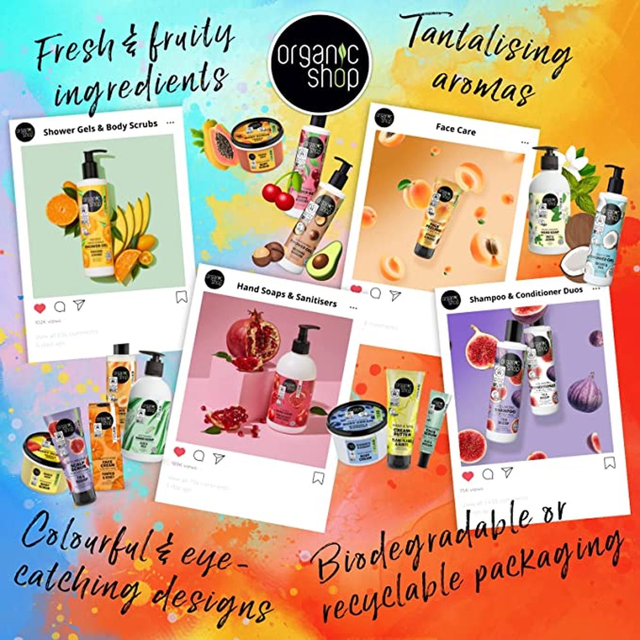 Body Cream Pink Lychee Lychee & 5 Oils 250ml - Organic Shop - Body Cream - Eco Natural Products