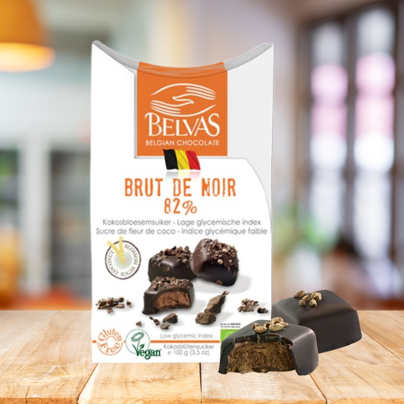 Brut de Noir Chocolate 100g - Belvas - Chocolate - Eco Natural Products