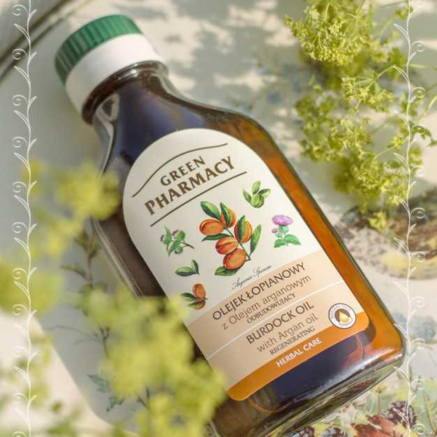 Burdock Oil With Argan Oil 100ml - Green Pharmacy - Deep Conditioning - Eco Natural Products