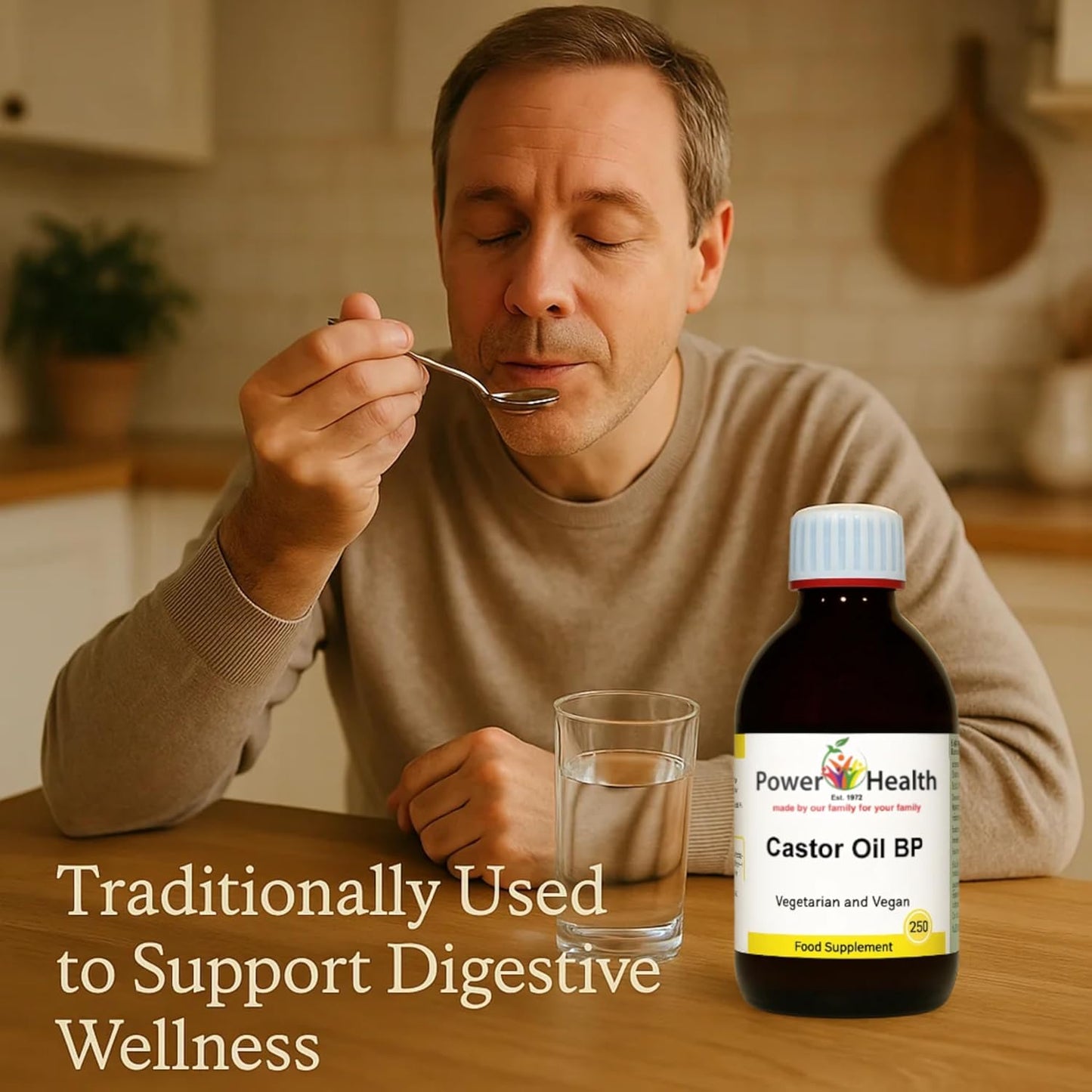 Castor Oil Cold Pressed 250ml - Power Health - Body Oil - Power Health