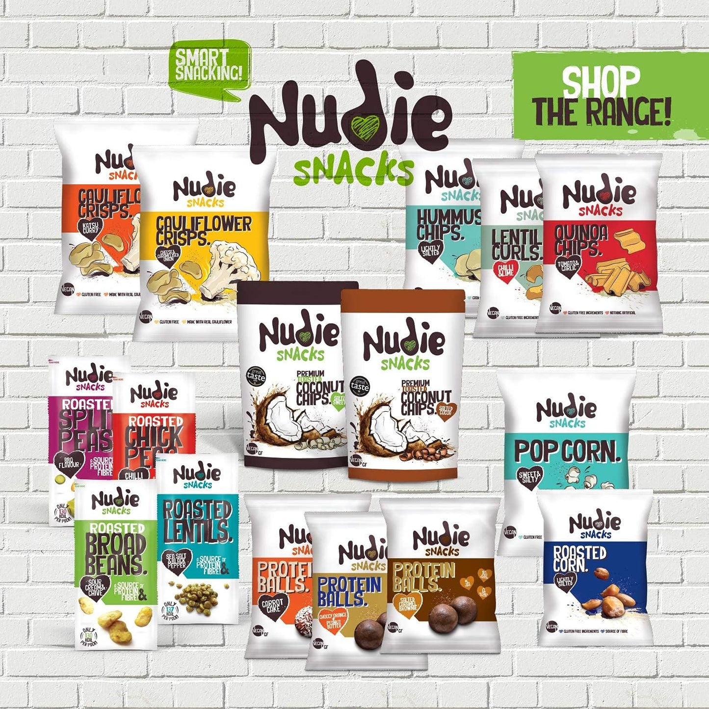 Cauliflower Crisps Katsu Curry 80g - Nudie Snacks - Snack - Eco Natural Products