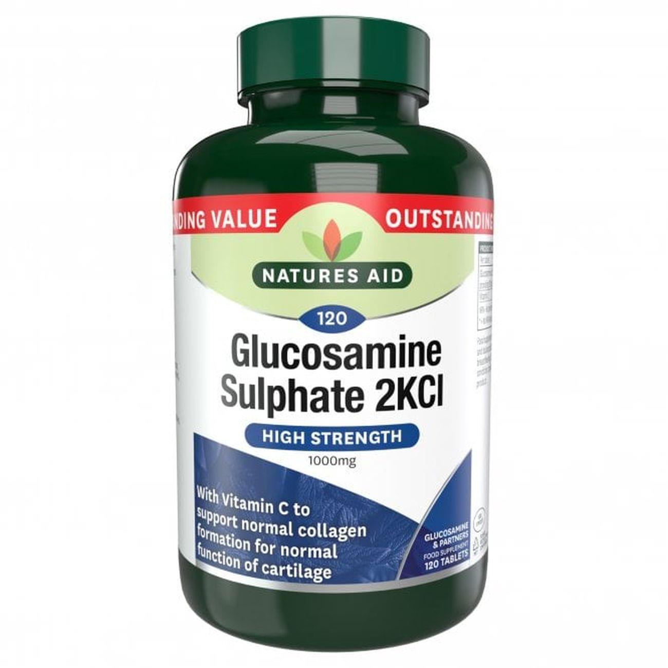 Glucosamine Sulphate 2KCI with Vitamin C 1000mg 120 Tablets