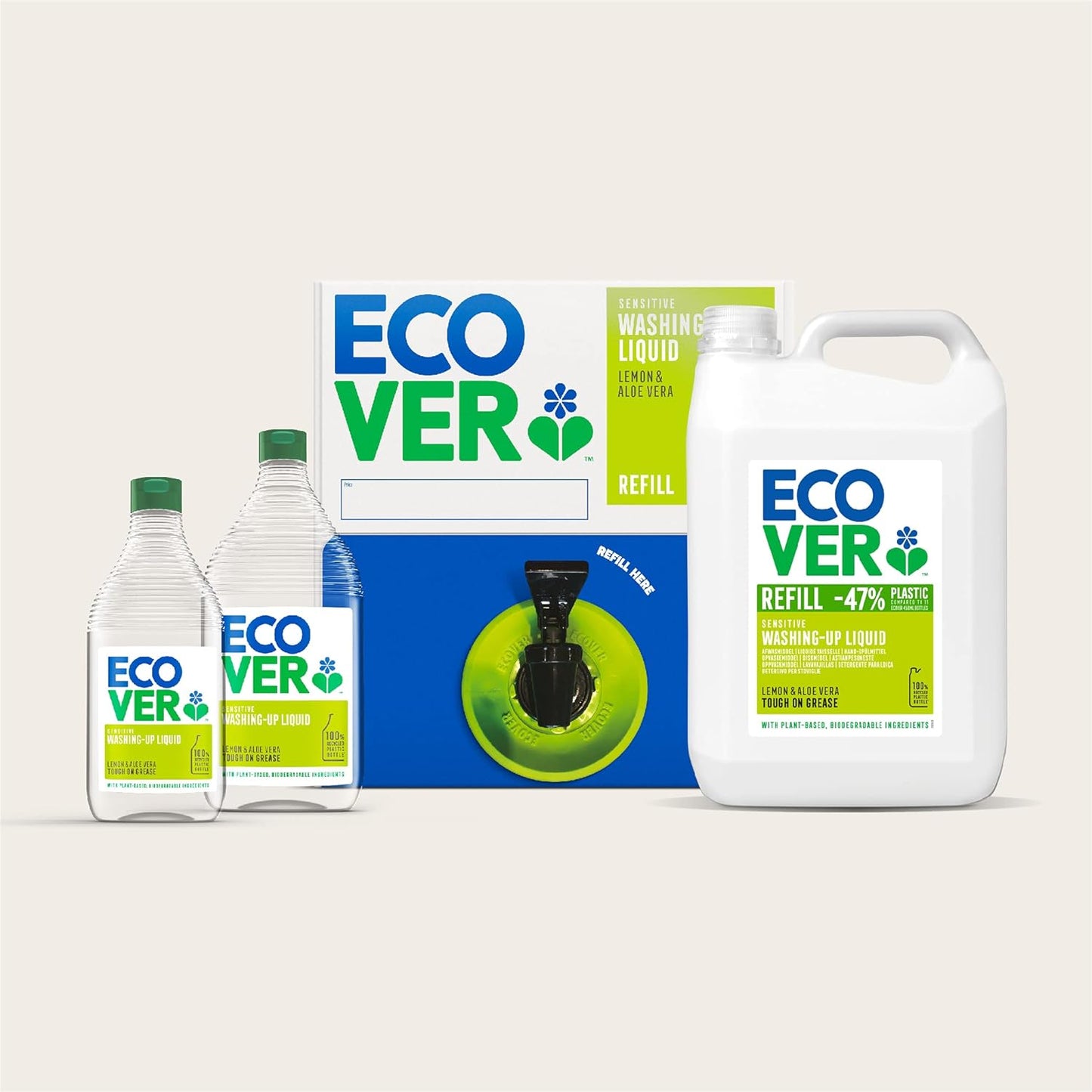 Chamomile and Clementine Washing Up Liquid 450ml - Ecover - Washing Up Liquid - Eco Natural Products