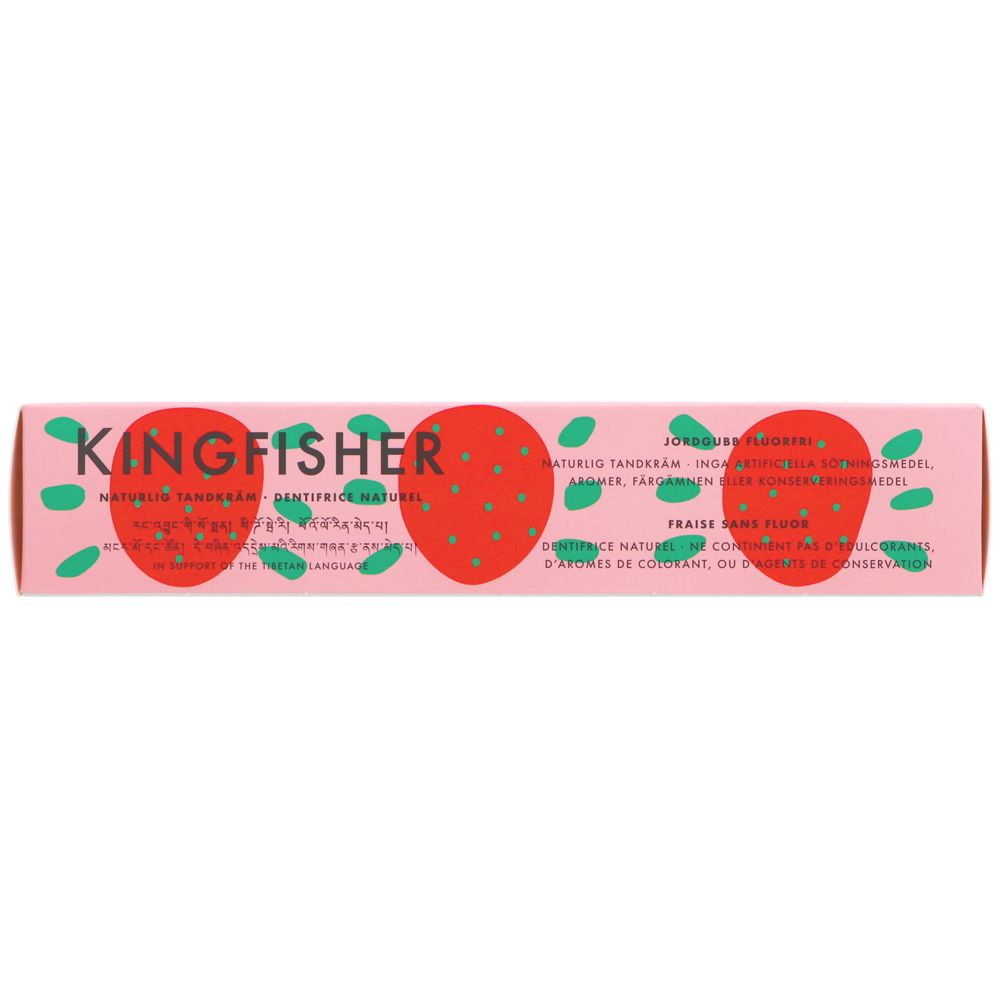 Children Strawberry Toothpaste 100ml - Kingfisher - Toothpaste - Kingfisher