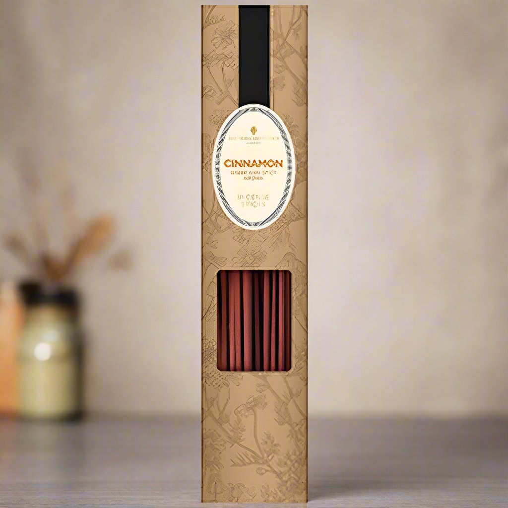 Cinnamon Incense Sticks x 15 in Amphora Sleeve - Amphora Aromatics - Incense - Eco Natural Products