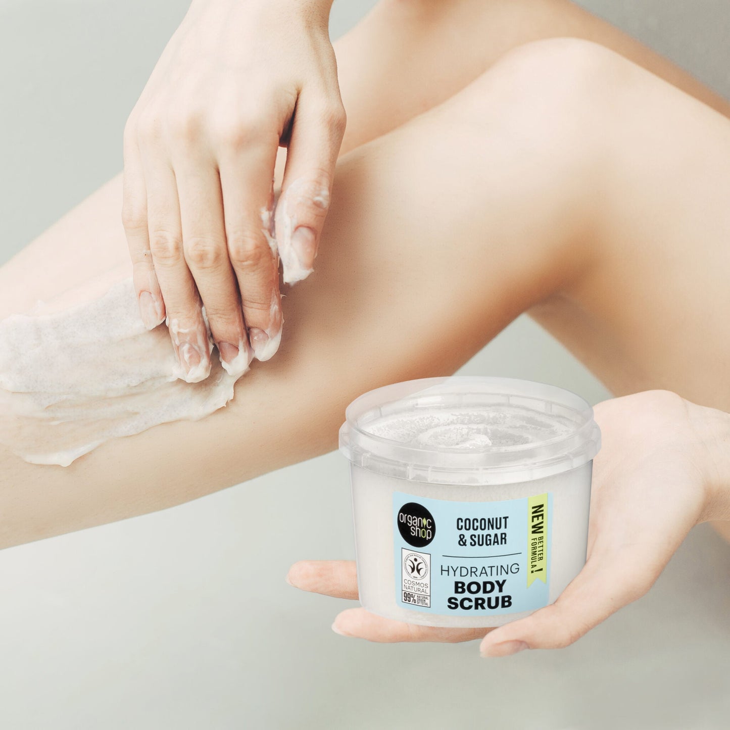 Coconut and Sugar Hydrating Body Scrub 250 ml - Organic Shop - Body Scrub - Eco Natural Products