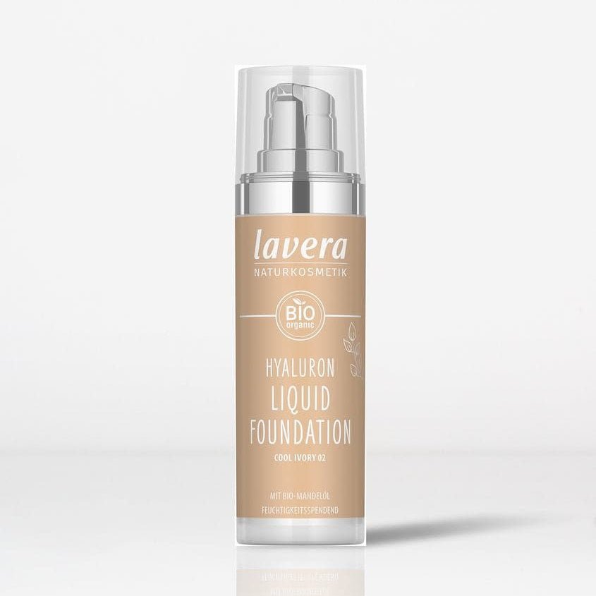 Cool Ivory 02 Hyaluron Liquid Foundation Spf15 30ml - Lavera - Liquid foundation - Eco Natural Products