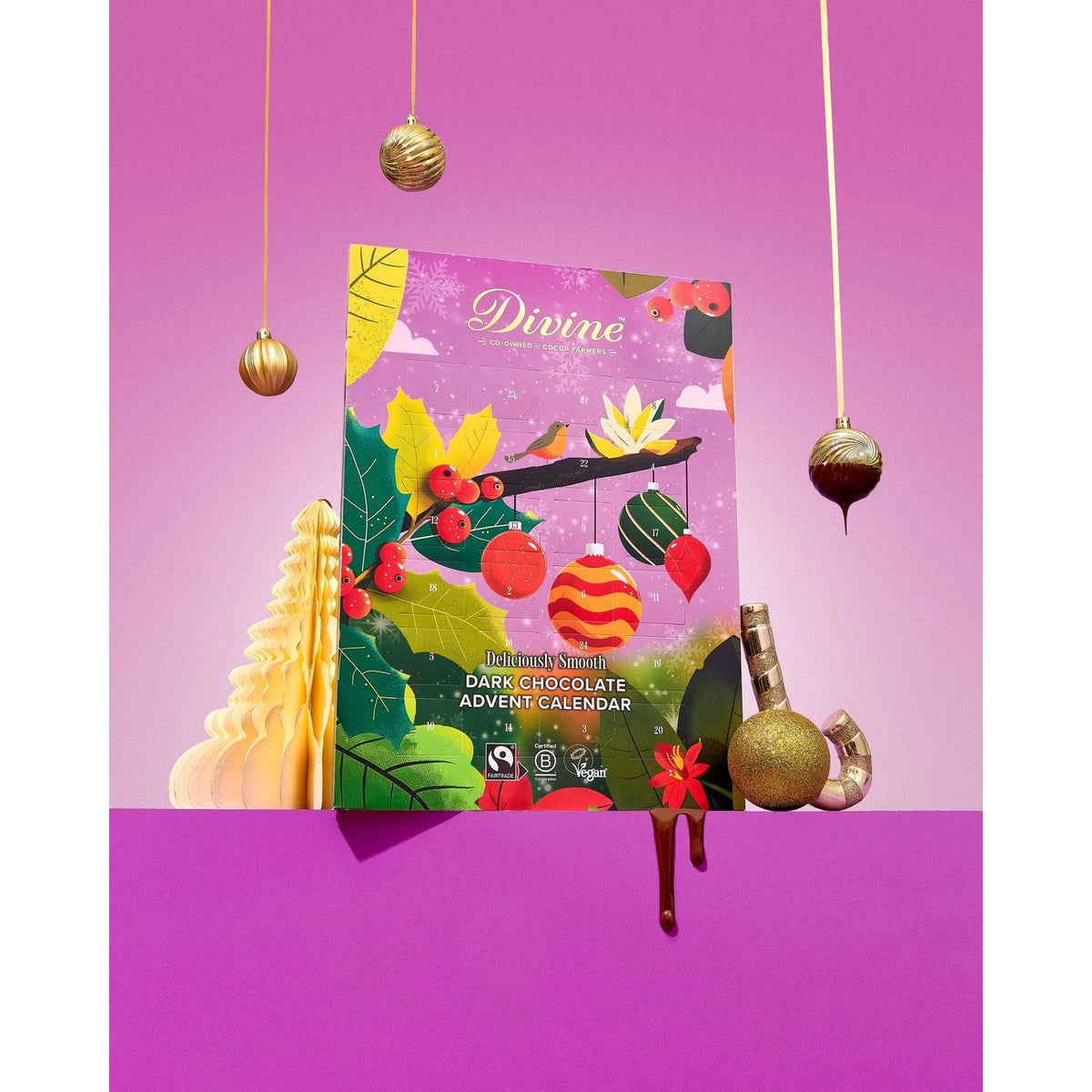 Fairtrade Dark Chocolate Advent Calendar 85g