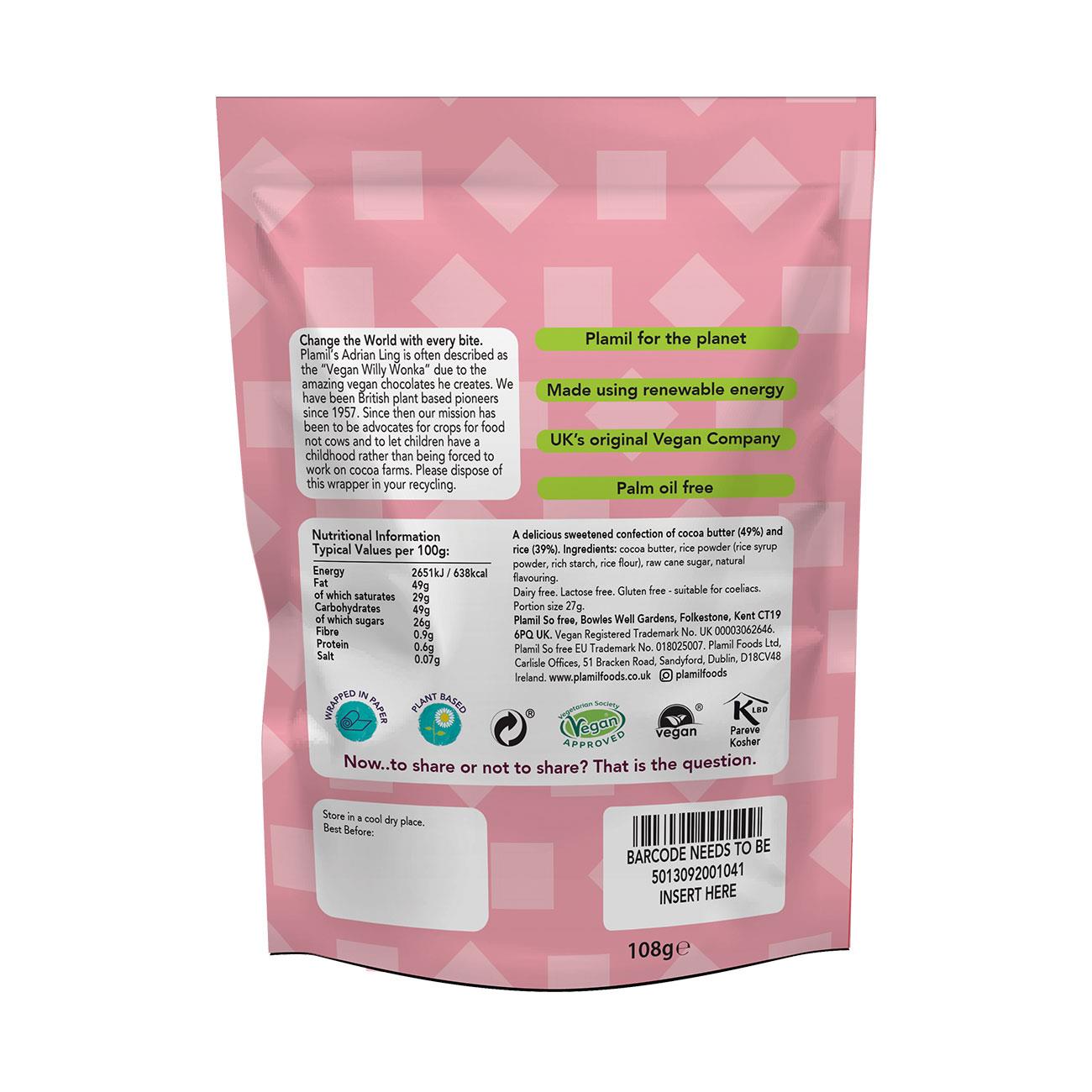 White Vegan Cocoa Bites 108g