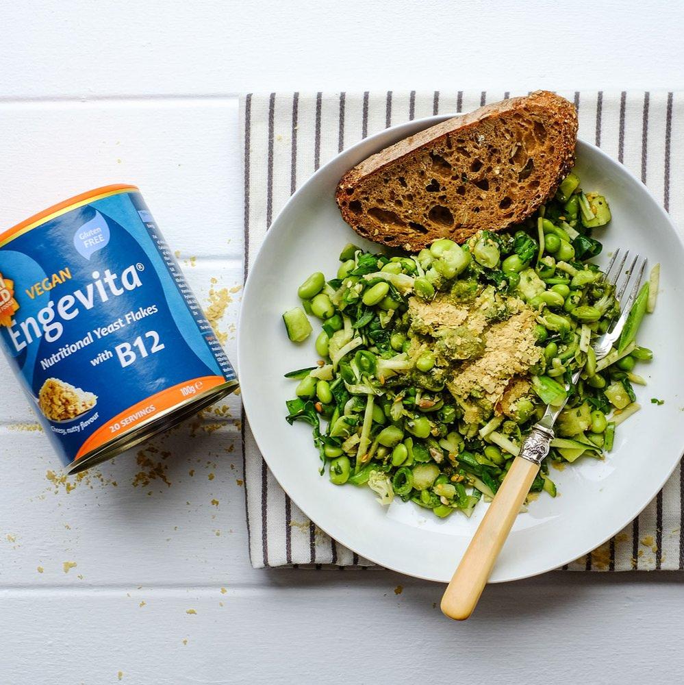 Engevita Yeast Flakes Vitamin B12 100g - Marigold - Canned Food - Eco Natural Products