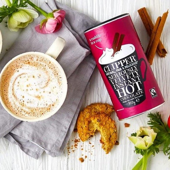 Fairtrade Seriously Velvety Instant Hot Chocolate 350g - Clipper - Instant chocolate - Eco Natural Products