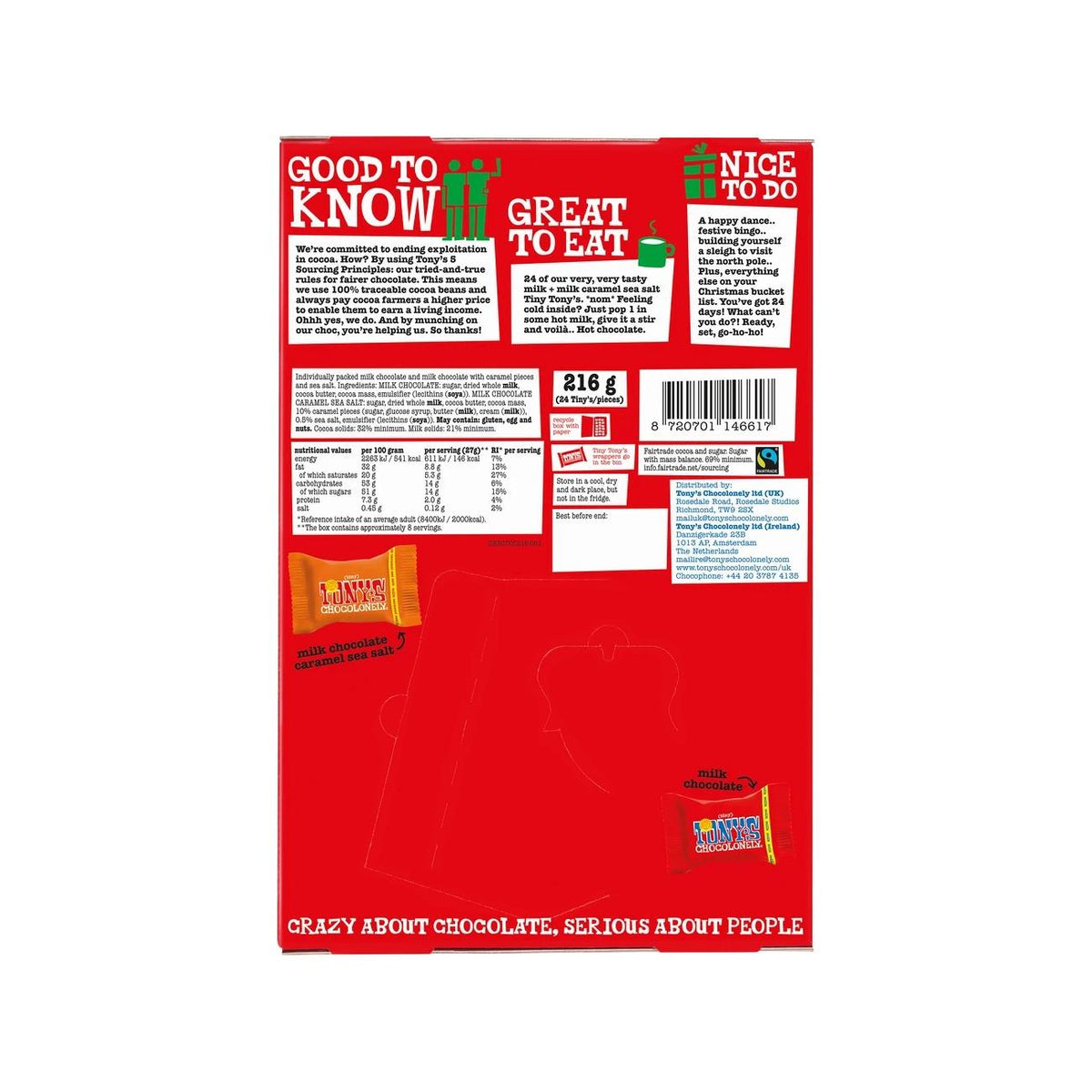 Chocolate Countdown Advent Calendar Small 216g