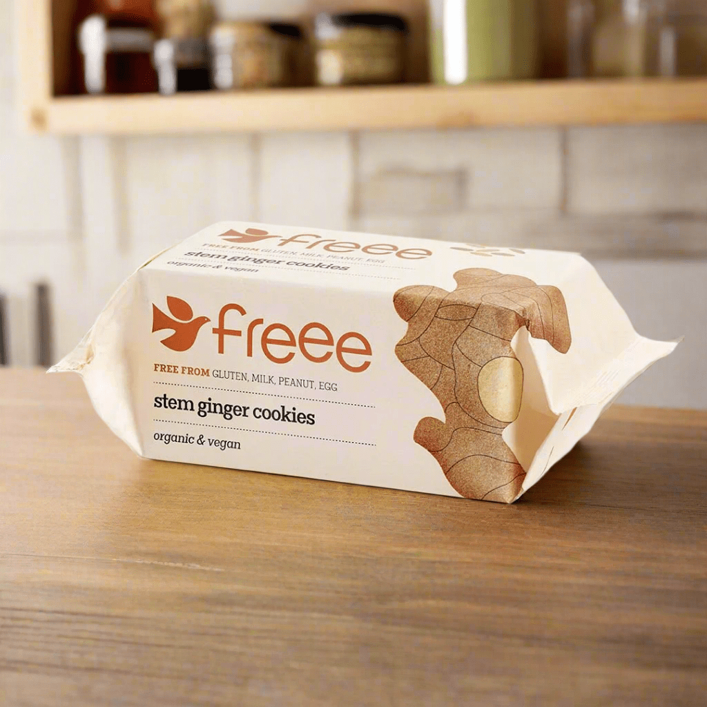 Freee Organic Stem Ginger Cookies 150g - Doves Farm - Cookies - Eco Natural Products