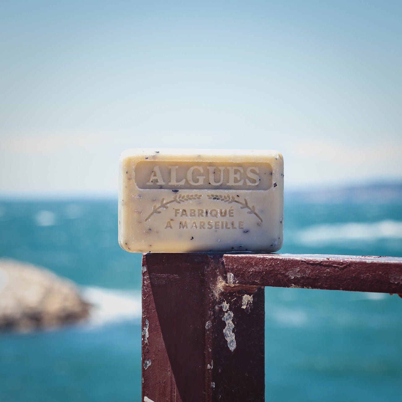 French Marseille Soap (Algue) Seaweed 125g - FouFour - Savon de Marseille - Bar Soap - Eco Natural Products