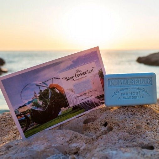 French Marseille Soap I Love Marseille 125g - FouFour - Savon de Marseille - Bar Soap - Eco Natural Products