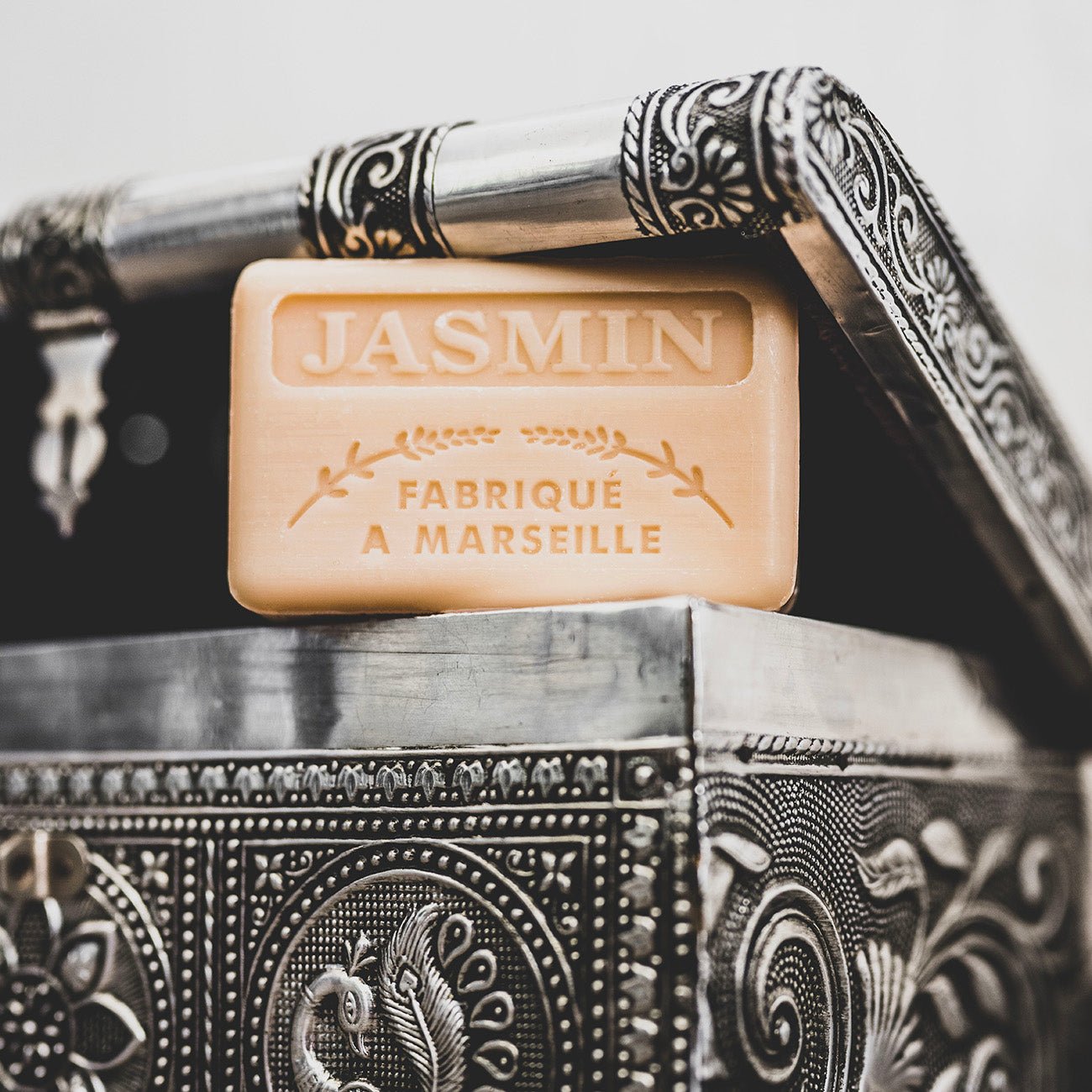 French Marseille Soap Jasmin (Jasmine) 60g - FouFour - Savon de Marseille - Bar Soap - Eco Natural Products