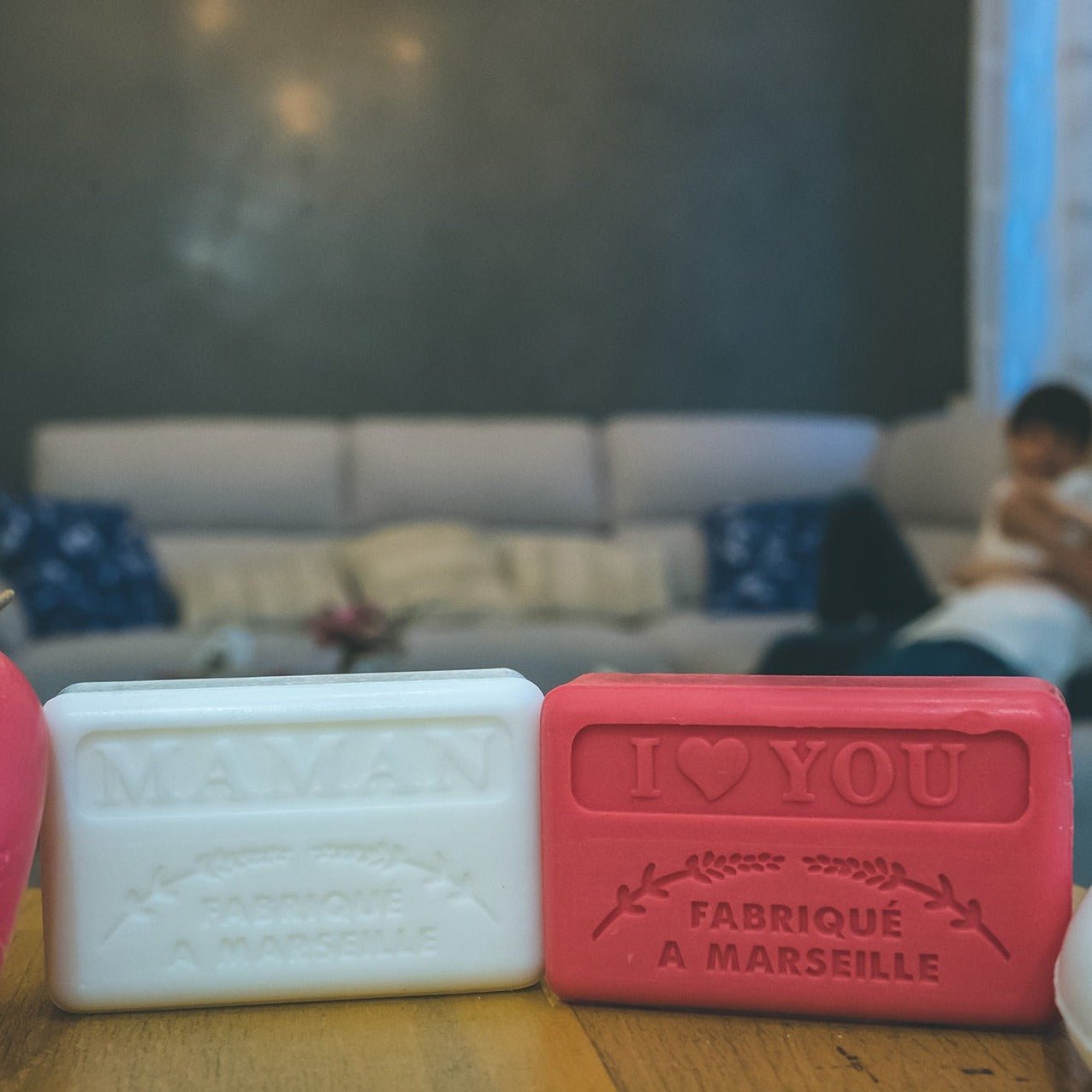 French Marseille Soap Maman (Mummy) 125g - FouFour - Savon de Marseille - Bar Soap - Eco Natural Products